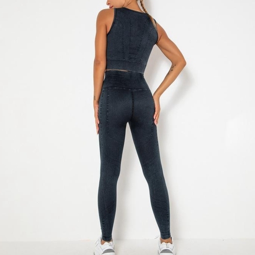 Yoga Leggings and Sports Bra Gym Clothes