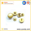 Shiny Gold Plated 4 Parts Snap Metal Buttons