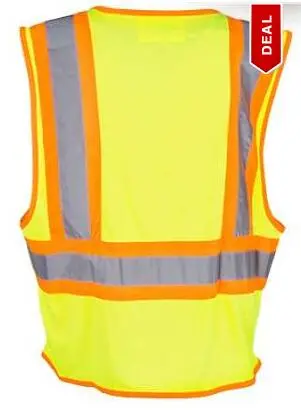 Men's Hi Vis Mile Marker Mesh Vest