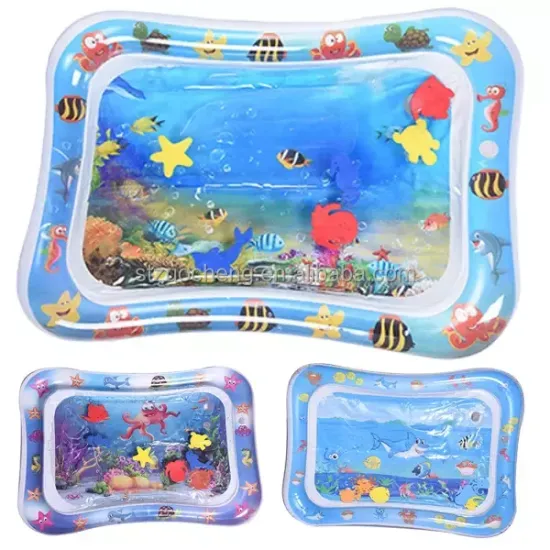 Green Baby Water Mat: Reusable, Non-Toxic, and Inflatable for Infants and Toddlers