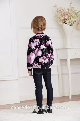 Wholesale Kids Outwear 2016 Brand New Autumn Korean Girl Coat