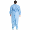 Hospital Surgical Blue Non-woven Disposable Isolation Gown