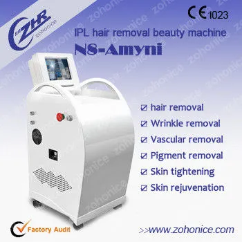 Vertical Ipl Hair Removal Machines / Hair Salon Equipment For Hair Treatment