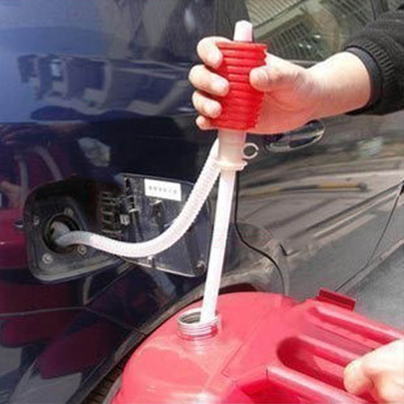 Portable Mini Durable Hand Fluid Pump Siphon Syphon Pump Transfer Siphon Suction Water Liquid Pump Car Truck Fuel Oil Gasoline