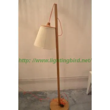 Good design and quality ash-wood floor light