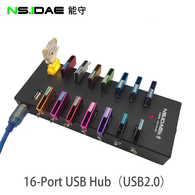 Hub d'alimentation 5V8A d'alimentation externe USB2.0