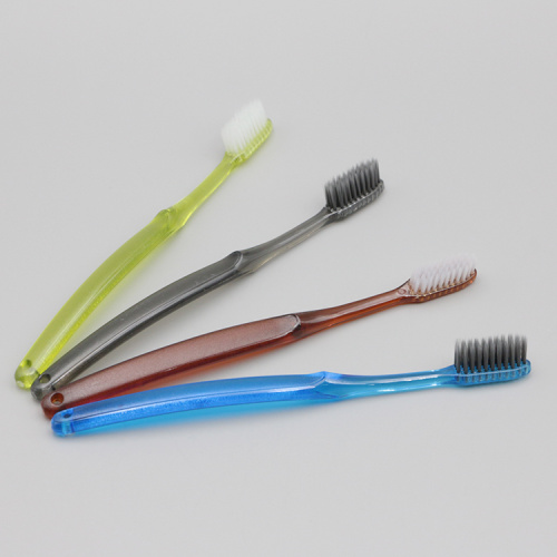 New style customized logo brown toothbrush