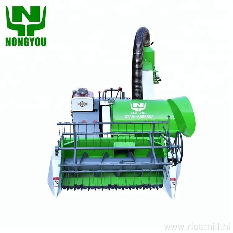 Crawler-type mini rice combine harvester  price in india