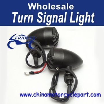 10mm Universal Fit Amber Lights Black Metal Body Clear Lens 2 Wires Motorcycle Turn Signals FLIHA004CL