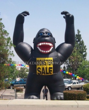 Inflatable Gorilla, Giant Balloons, Rooftop Balloon for Advertising (K2057)