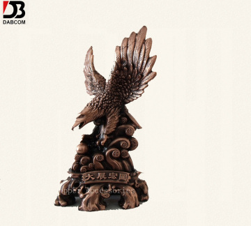Decorative Copper Eagle Carving Statue