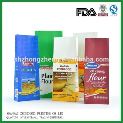 flour packaging bag flour paper bag 1kg flour bag