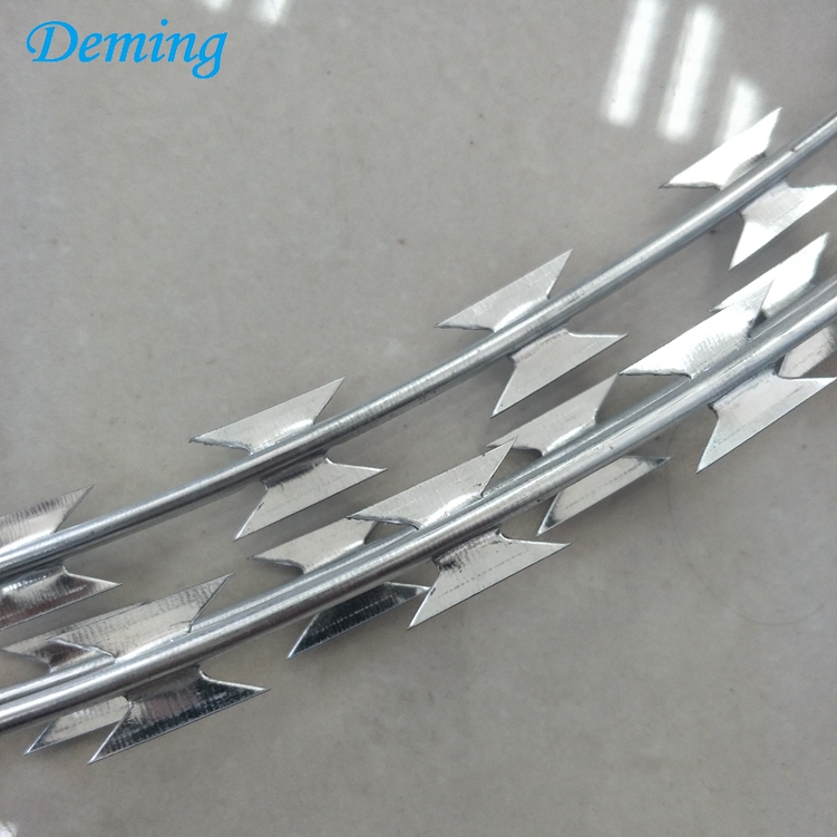 Factory Hot Dip Galvanized Concertina Razor Barbed Wire