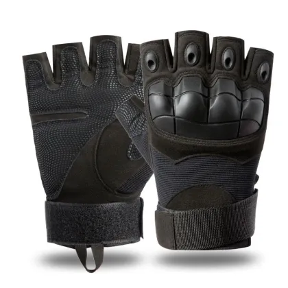 Tactical Half Finger Gloves for Men - Outdoor Combat Hunting Gear