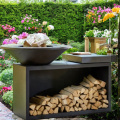 Grill barbecue Grill Outdoor Corten Acciaio Fuoco BBQ