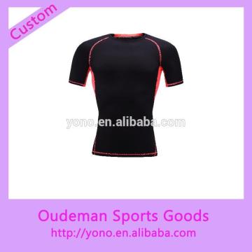 wholesale man's quick dry compression shirts for sports running