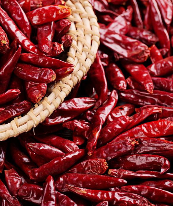 Chili Whole Red Color