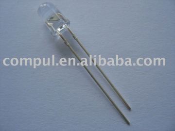 5mm Round Green LED Diode with 500mcd Luminous Intensity and 2.0 to 2.5V Forward Voltage