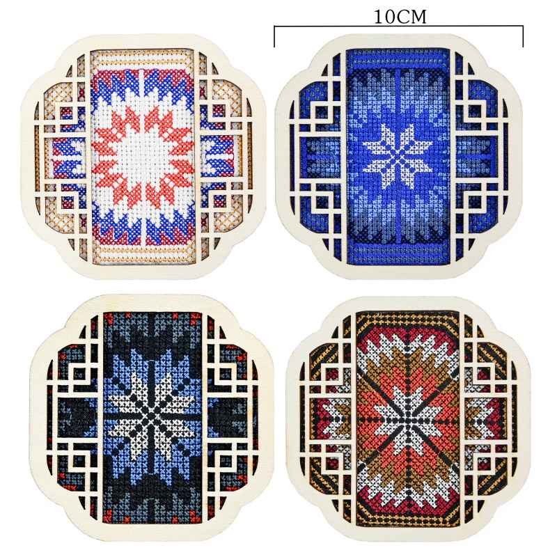 Embroidered fridge magnet