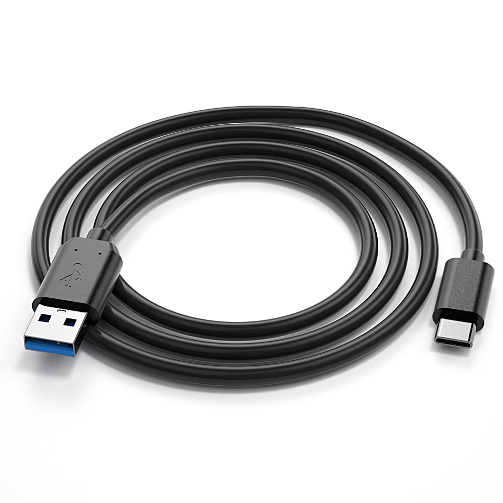 Black Data Charging Cable a to c Fast