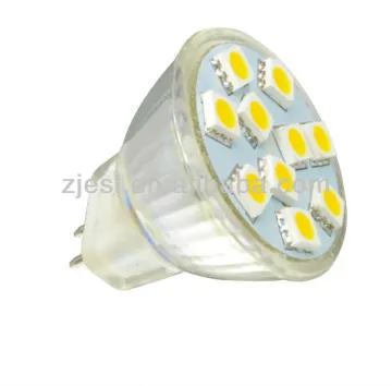 Galss Housing Epistar SMD5050 10pcs 1.5W diameter 35mm gu10 led spot light