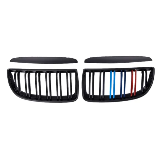 Custom Matte Black ABS Bumper Car Grill for BMW 3 Series E90 (2005-2008)