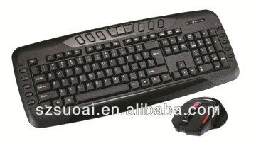 multimedia wireless keyboard mouse combo