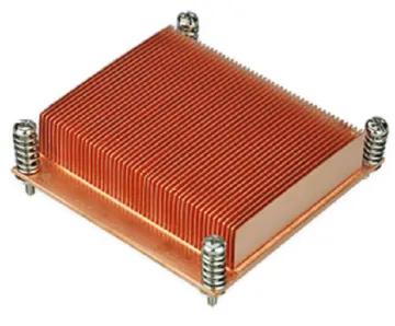 pure copper skiving fin heatsink server cpu cooler