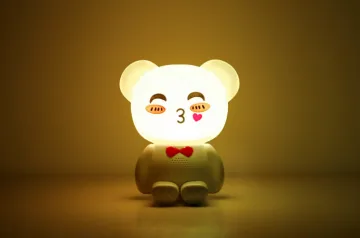 Creative Cute Bear Silicone Bedside Night Light