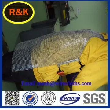 stainless steel loops mesh apron