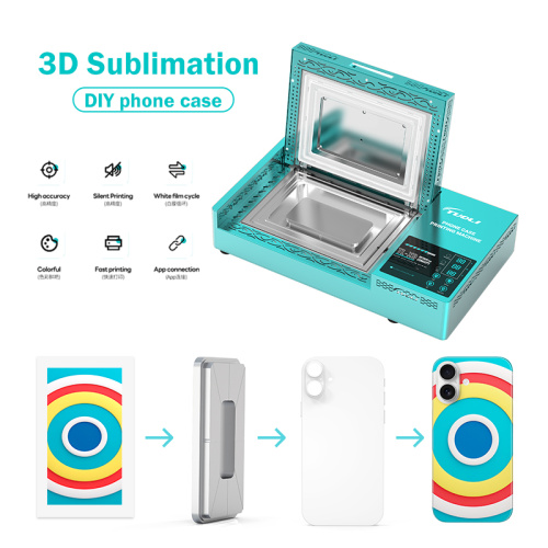 Nhấn máy in thăng hoa 3D cho vỏ điện thoại