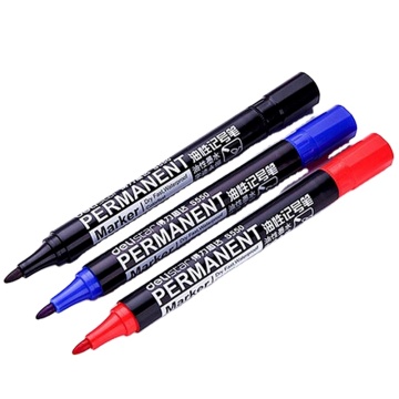 10PCS/BOX Deli S550 Permanent Marker Pens - High Quality, Multiple Colors