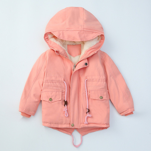 Windproof Winter Warm Fur Baby and Kids Jackets