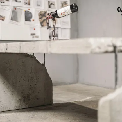 Bar Tea Room Office Concrete Long Table