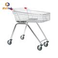 Nice Selling Grocery Zinc plated High Feet Trolley