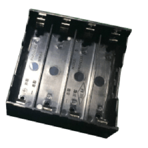4 pieces battery holder 18650 with PC Pins