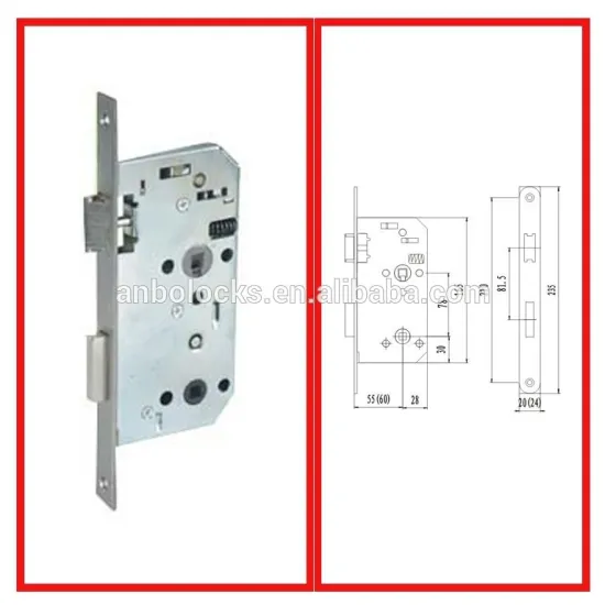 stainless steel handle lock