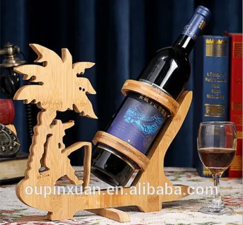 Hgih Grade folding wine carrier , 2015 Promotional bamboo wine rack
