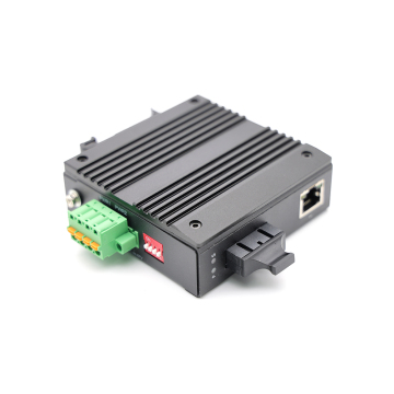10/100M Industrial Media Converter - Fast Ethernet Dual Fiber 1310nm 20km SC
