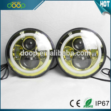 Factory supply best 30w 7 inch car led headlight 4x4 led headlight 7" for offroad