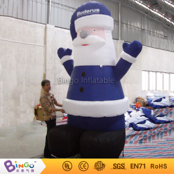 Inflatable Blue Santa Claus Decoration Model For Christmas