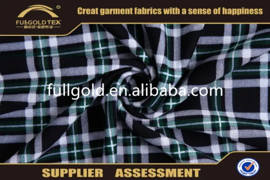 Wholesale New Product TR Yarn-dyed Polyester Plaid Fabric For Garment
