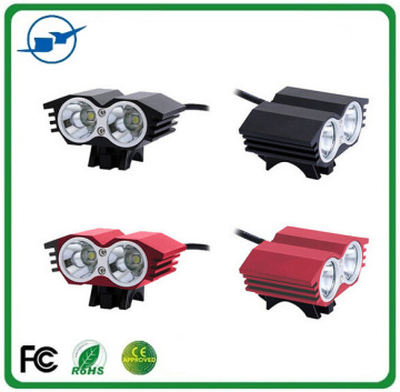 powerful outdoor 2500 lumens led bike lights custom headlight sport with 18650 rechargeable battery