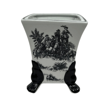 New Design Mo Cai Porcelain Flower Pot - Hand Painted Garden Home Decoration Pots Planter RXAE-FL23-418