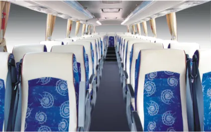 11m electric coach bus with 50 seats