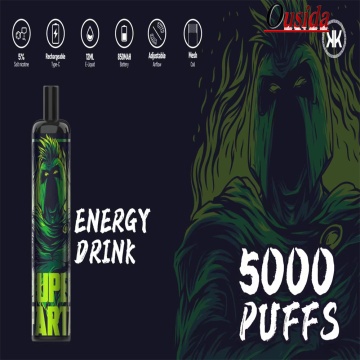 Vapor de energía Vape Vape 5000 bocanadas