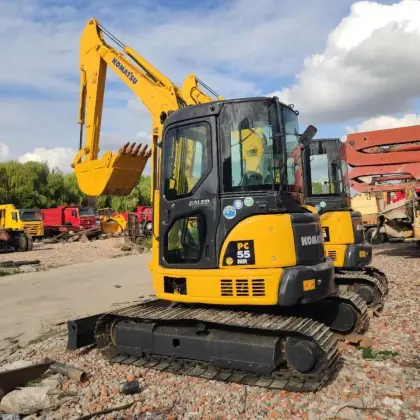 Used Komatsu PC55MR Excavators for Sale: Original Japanese Engineering Construction Machinery