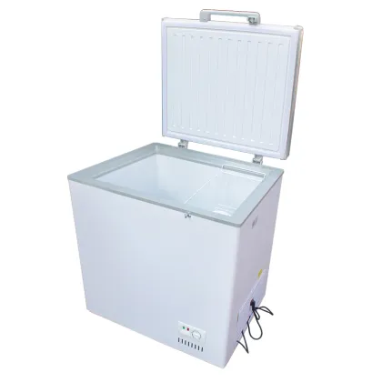 Commercial chest freezer top open