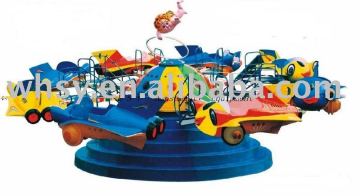 Amusement equipment rotating series-inclinable rolling space shuttle