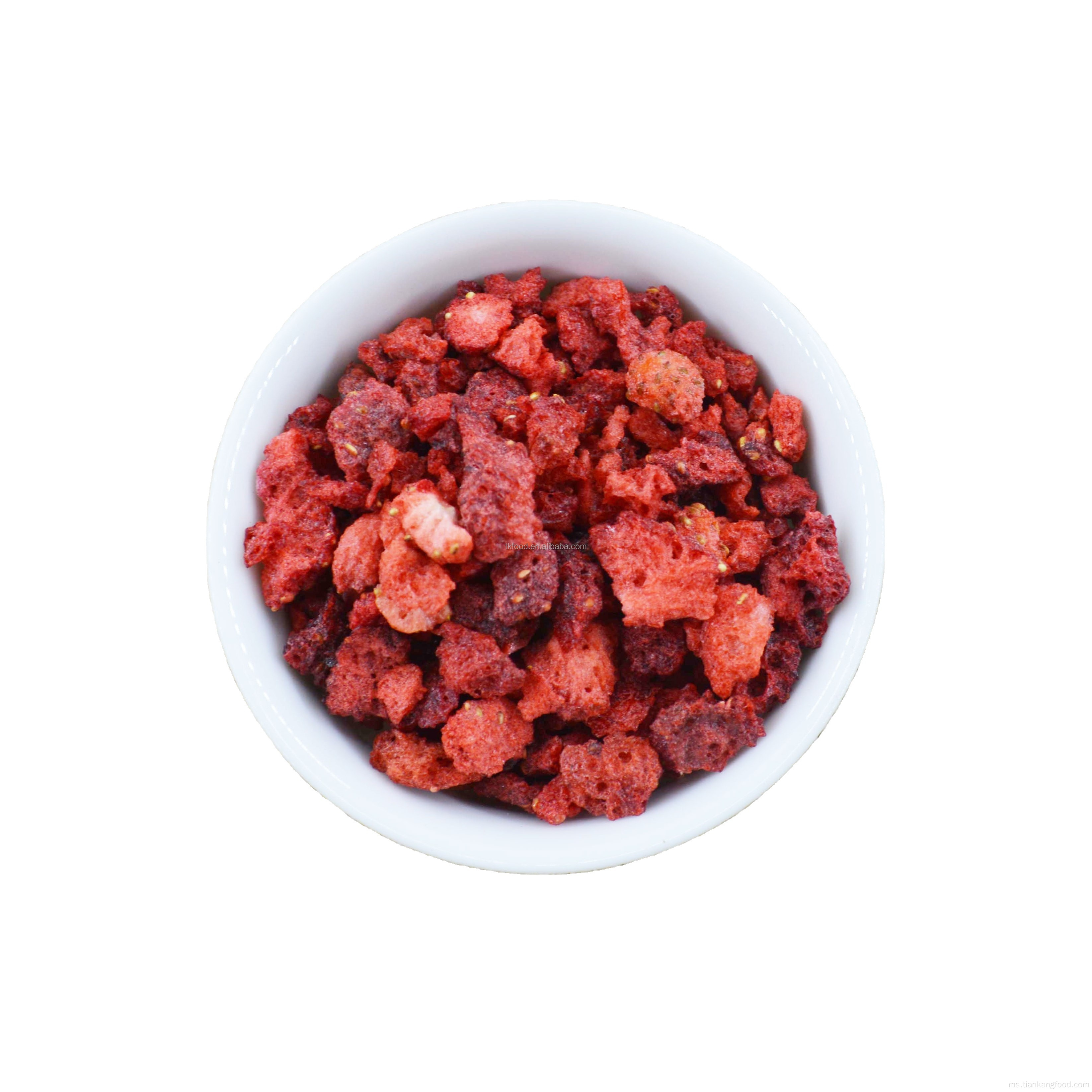 Membekukan harga borong strawberi kering